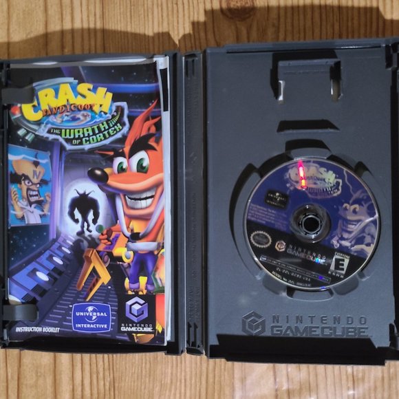 Crash The Bandicoot The Wrath of Cortex Nintendo Gamecube game (CIB) - Picture 2 of 4